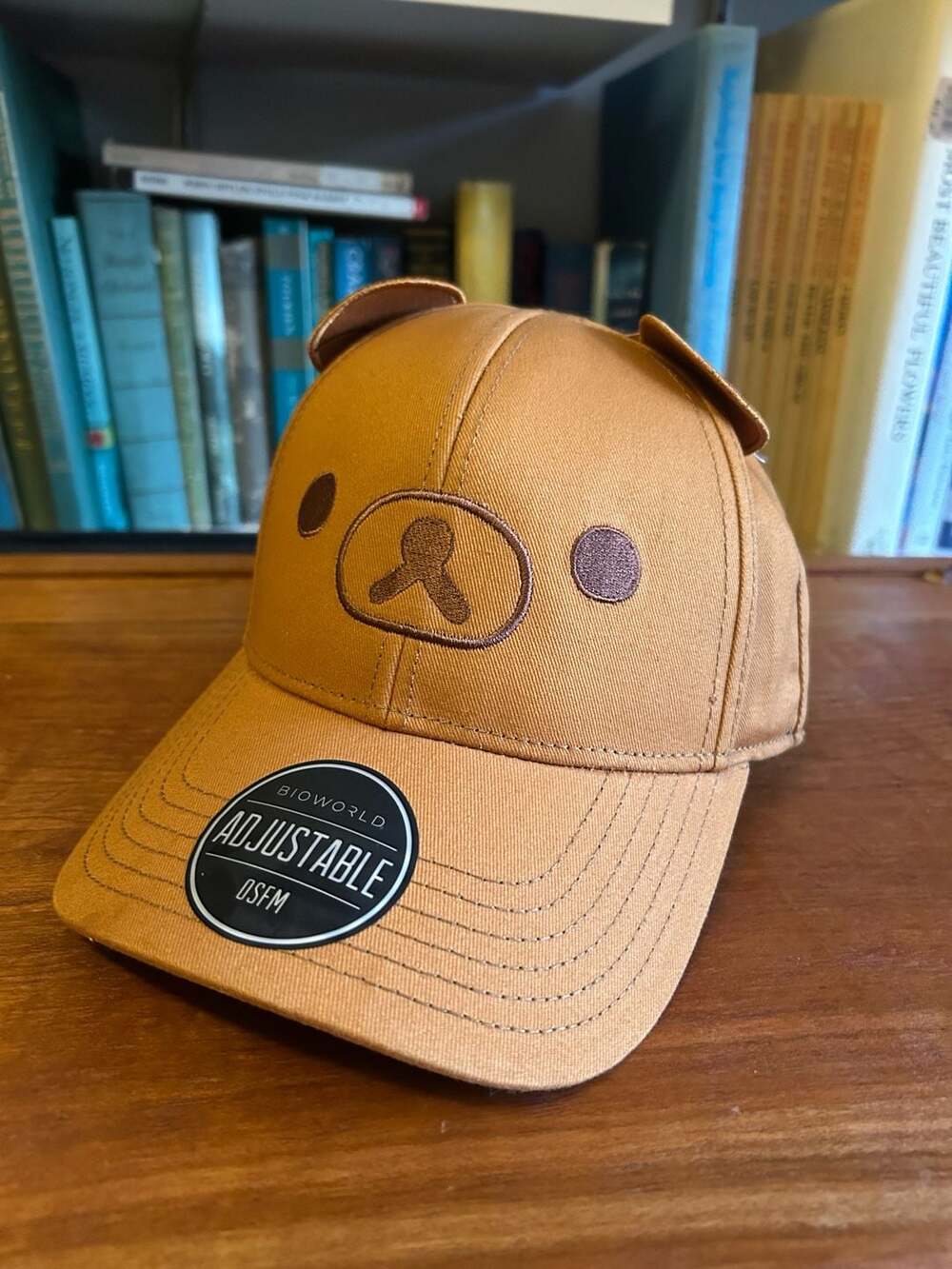 Bioworld Rilakkuma Face Hat One Size Brown Baseball Cap